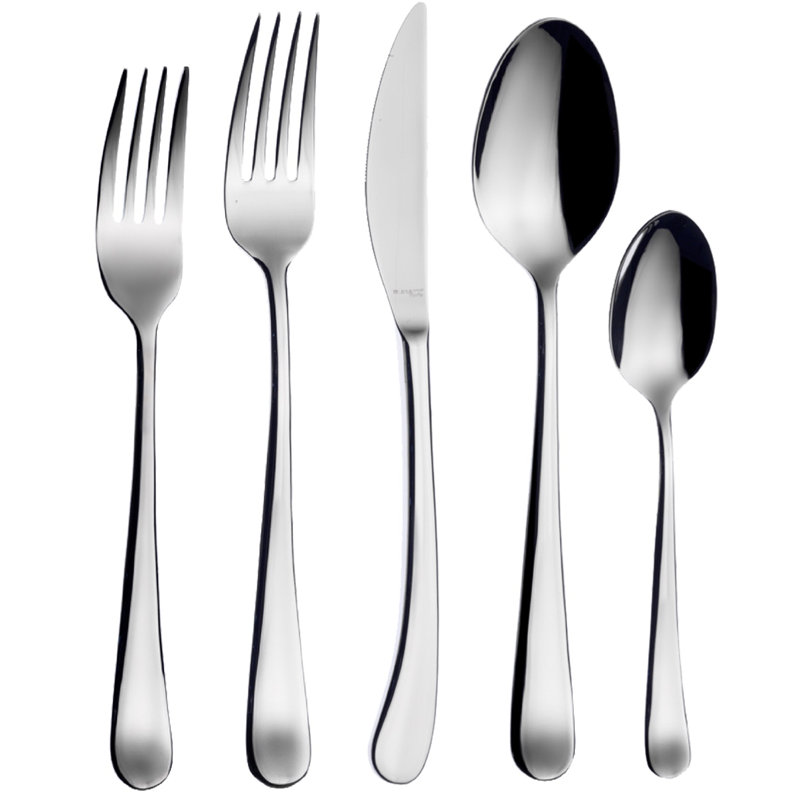 Settimocielo 5 - Piece Stainless Steel Flatware Set - Service for 1