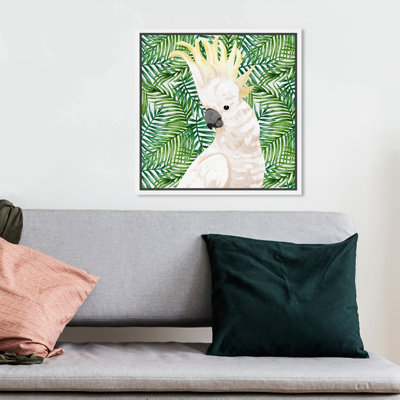 " Animals Cockatoo Profile Birds " Painting Print