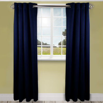 Panneau de rideau simple obscurcissant synthétique avec œillets Polen Drapery