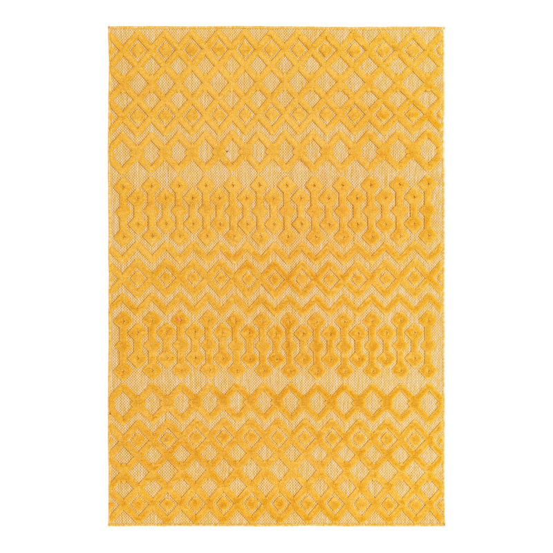 Gritton Geometric Indoor / Outdoor Rug, Rectangle 5'3" x 8'