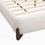 Lit rembourré avec pieds en bois-839078691