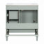 Ensemble de meuble-lavabo simple 30 po avec plateau en céramique Maureena-188404535