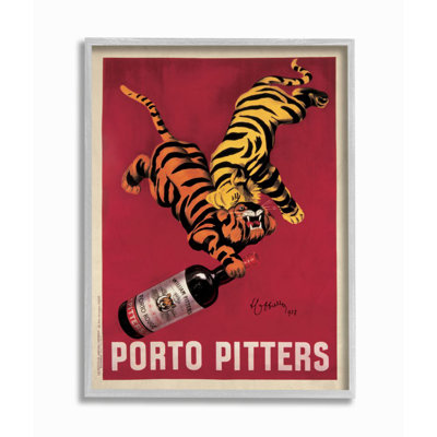 " Porto Pitters Vintage Poster Drink Design " by Marcello Dudovich