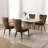 Velvet Upholstered Dining Chair-597498330