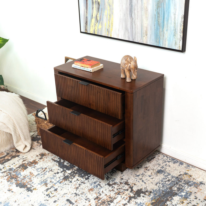 Table de chevet 3 tiroirs Lola