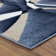 Catalan Abstract Navy Area Rug