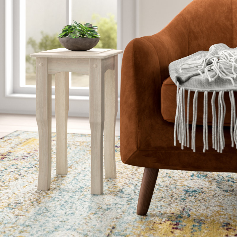 Manatuto Solid Wood End Table, 21" H x 12" W x 12" D