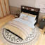 Grand lit plateforme en bois avec port USB et tablette de tête de lit-419821537-419821543