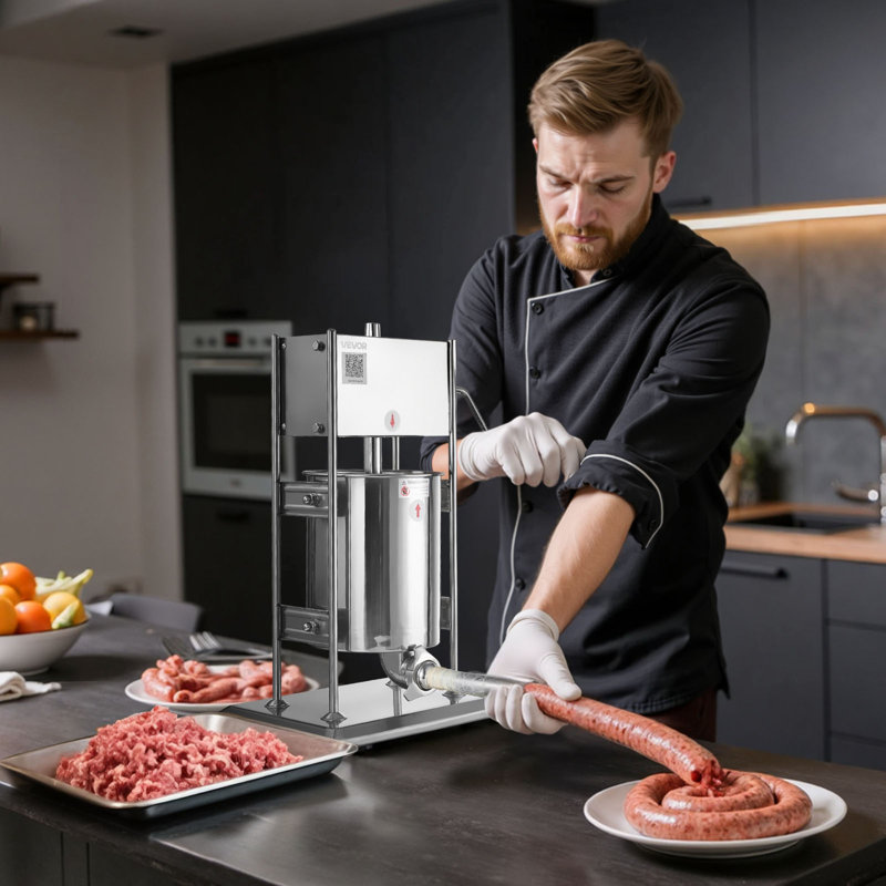VEVOR Stainless Steel Manual Sausage Stuffer