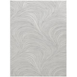 Central Park West Power Loom Polyester Abstract Area Rug in Ivory/Cream