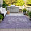 Tapis mauve lavable à la machine intérieur / extérieur Xhevrie-112122427