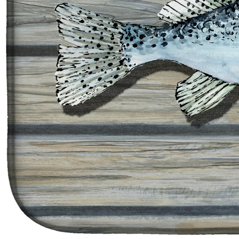 Tapis de séchage à truite tachetée poisson