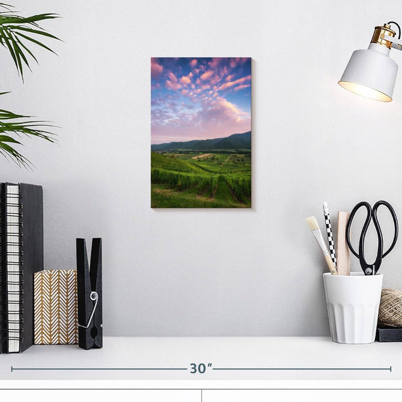Alvord Vast Alsace Vineyard, 12" H x 8" W