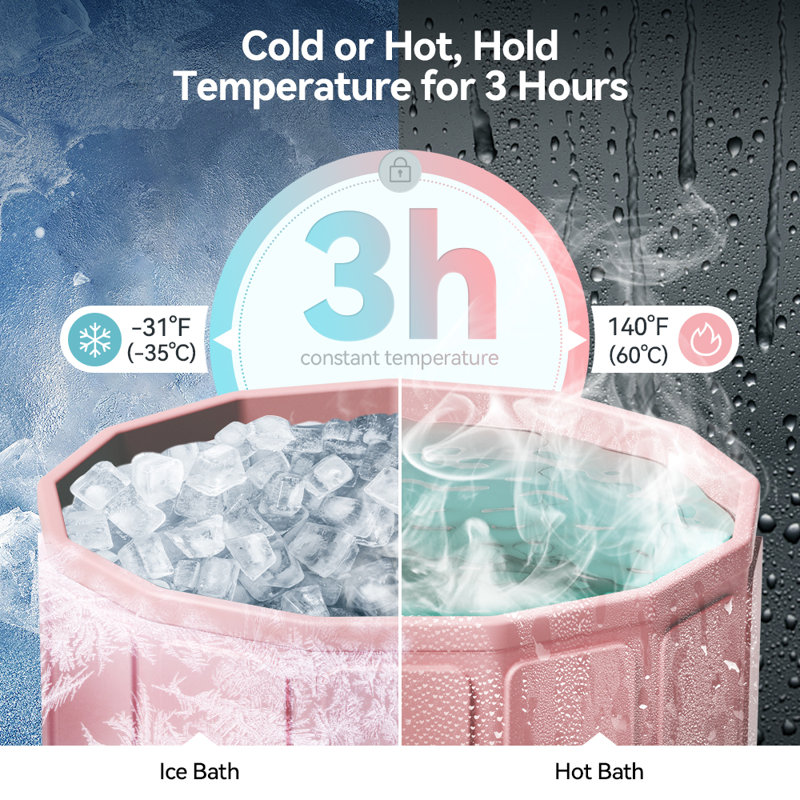 Portable Foldable Ice Bath Tub