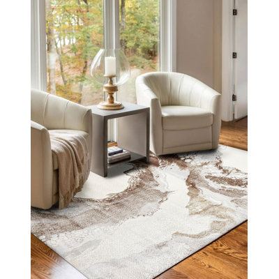 Bloom Tan Rug 5'0" x 8'0"