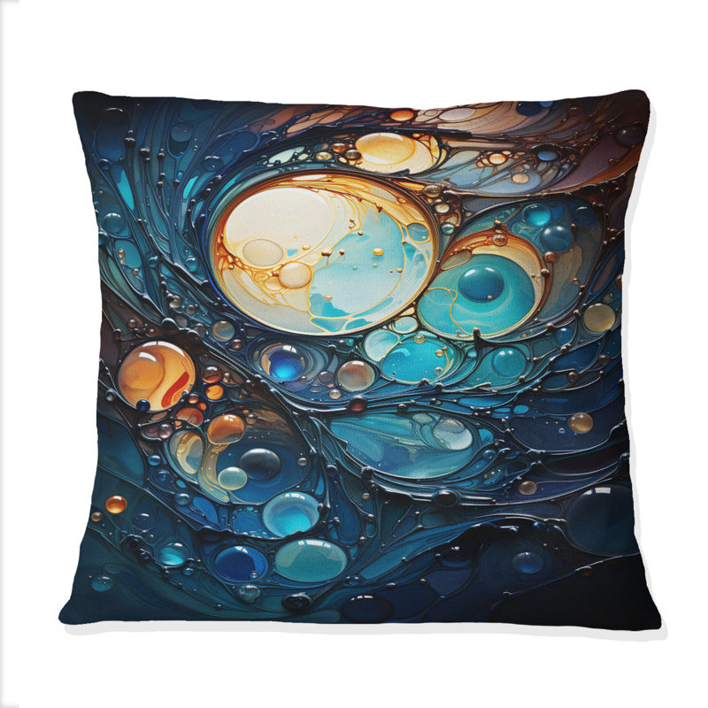 Coussin Fluid Spiral II - Abstract Spirals