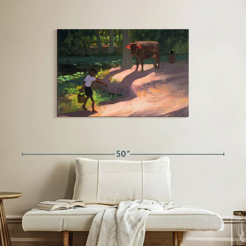 Brampt Kerala Backwaters India, 26" H x 39" W
