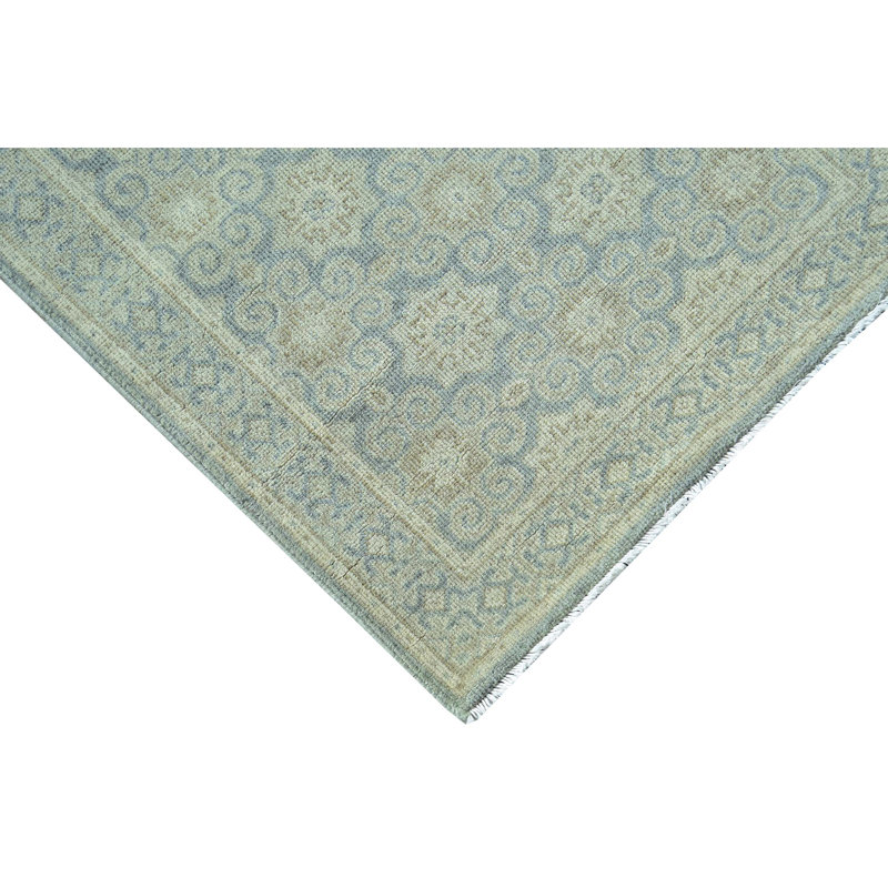Handmade Wool Area Rug, Runner 2'6" x 12'