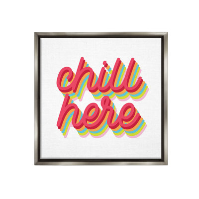 "Retro Chill Here" par Lil 'Rue sur toile