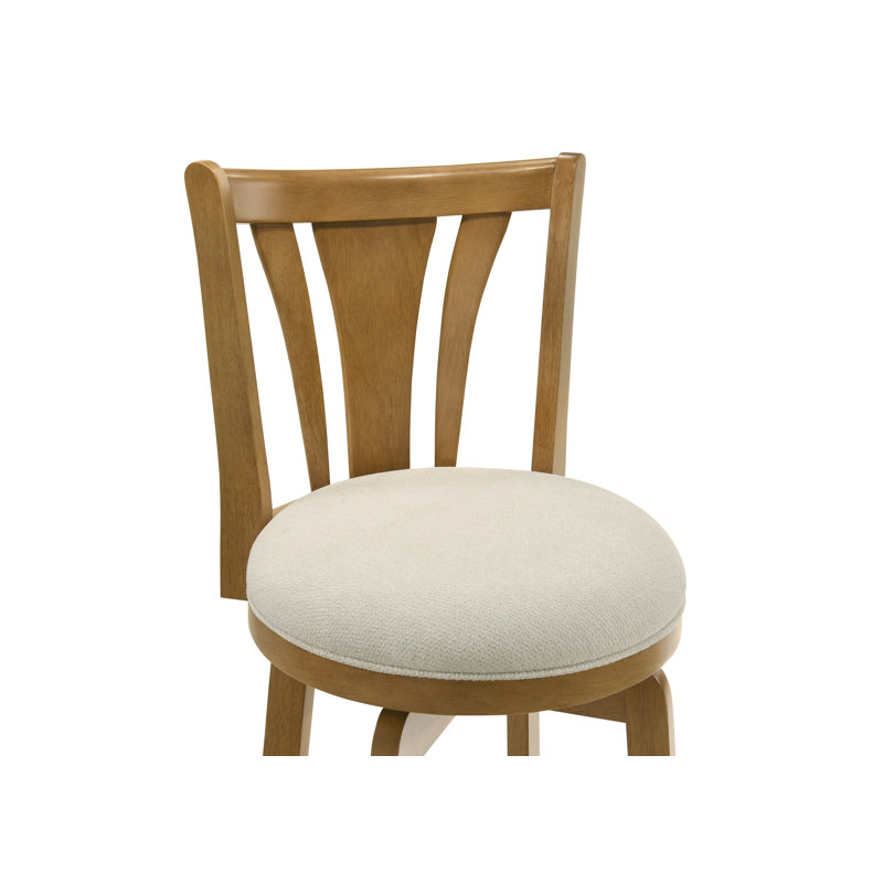 Beckett Counter Height Or Bar Height Rubberwood Barstool With Fabric Seat - Set Of 4, Counter Stool (26.25” Seat Height)