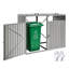Remise pour poubelle 2 x 52,79 gallons pour poubelles