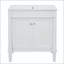 Meuble-lavabo de 30 po avec élégance française et tablette réglable-1383921569
