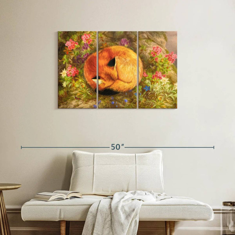Brampt The Cozy Fox, 24" H x 38" W