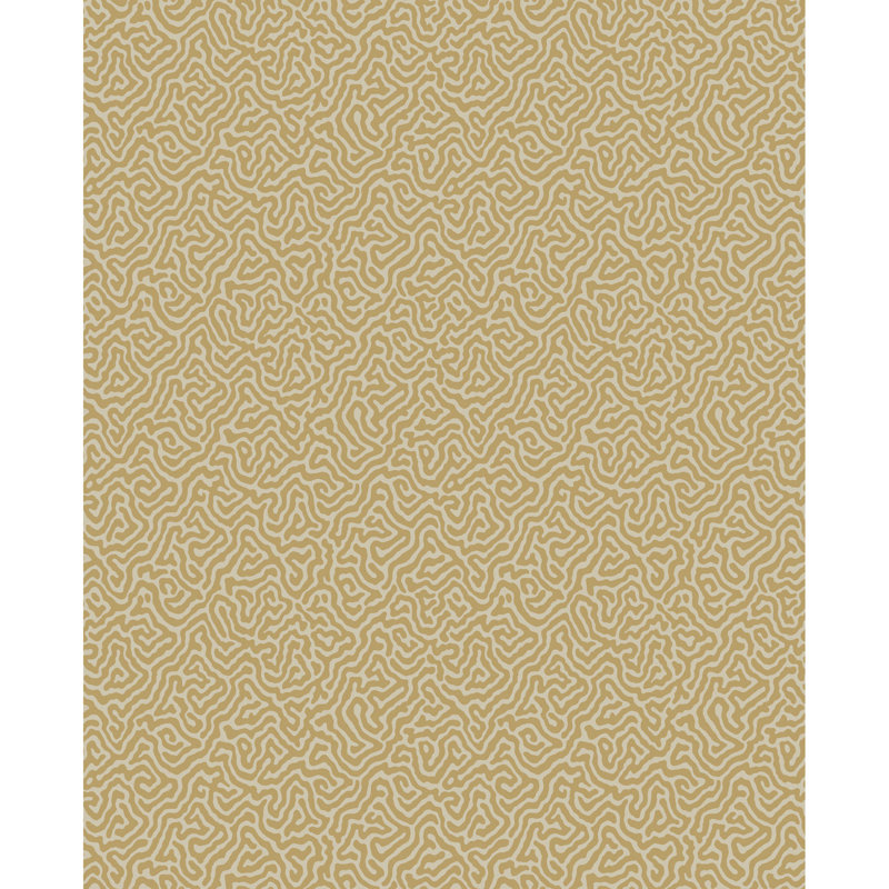 Curio Vermicelli Abstract Wallpaper Roll, Buff/Gold