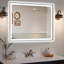 Miroir de salle de bain moderne sans cadre avec fonction de désembuage et lumière réglable-551068561-566337165-566337161