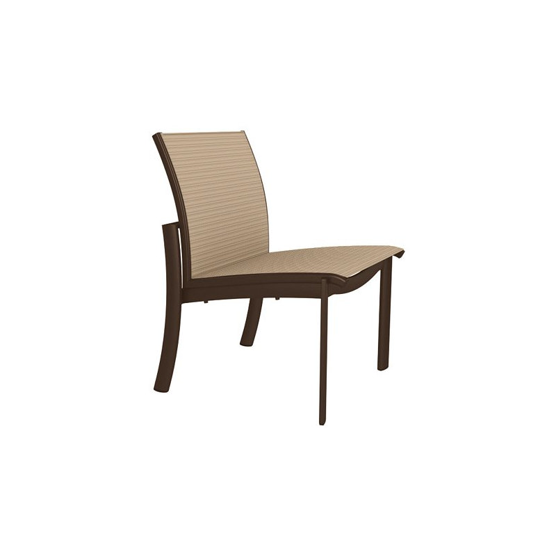 Kor Outdoor Dining Side Chair, Sparkling Water, Greco
