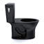 Toilette allongée deux pièces à double chasse 1,0 et 0,8 GPF TOTO® Drake® 1G® Dynamax Tornado Flush®, ébène