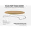 Annalyssa Pizza Stone Set 3Pc Includes Pizza Cutter & Wire Rack Multipurpose Ceramic Large