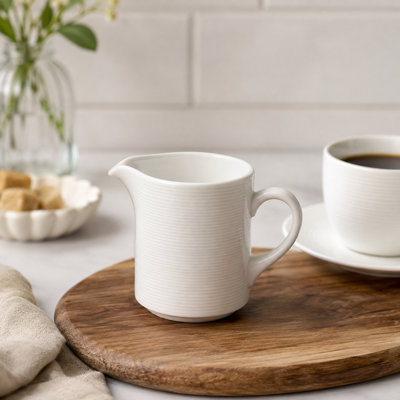 ORBA Premium Porcelain Creamer with Handle