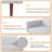 Lelland Futon Sofa Bed, Convertible Fabric Futon Couch Bed, Loveseat Sleeper Sofa, Daybed for Living Room, Apartment, Office