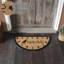 Tapis demi-cercle Harsha Coir Welcome 16,5 x 33