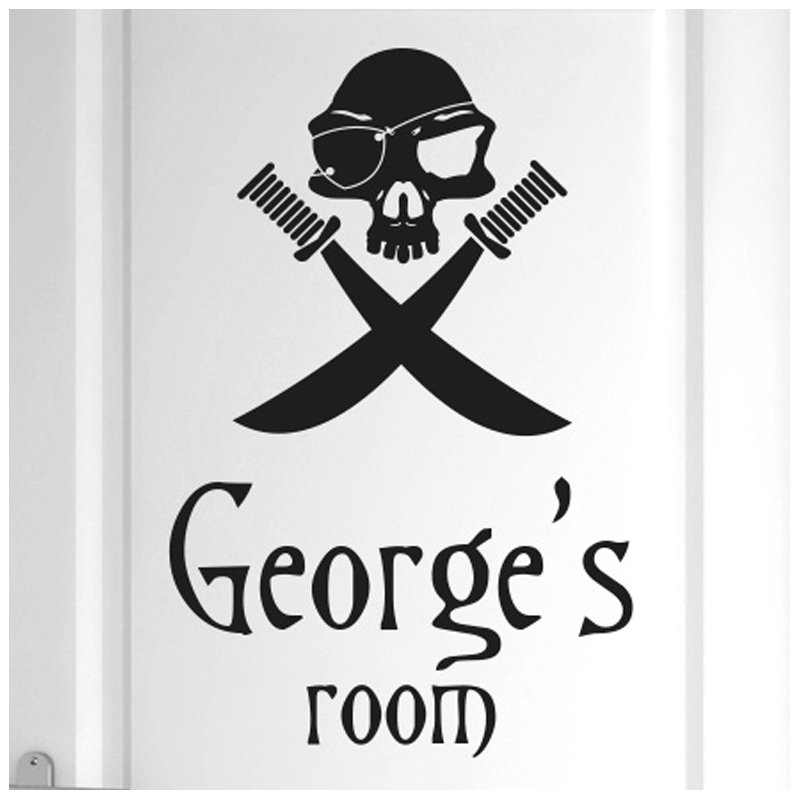 Nautical & Beach Wall Decal, Black