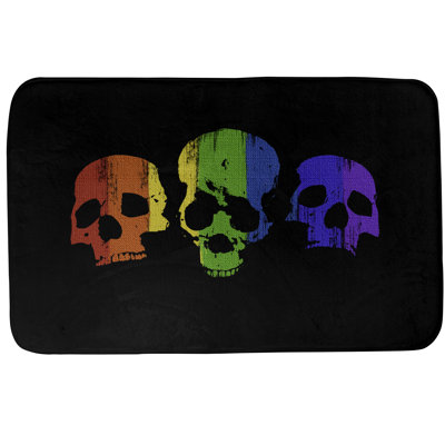 Tapis de salle de bain crânes Fawcett