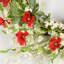 Couronne de fleurs artificielle 24 po avec fleurs et fleurs-222940785