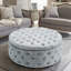 Linen Upholstered Bench-1126053792