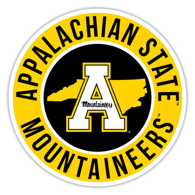 Appalachian State Bright Line - 16 po avec cercle State