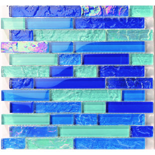 Carreau de mosaïque linéaire en verre