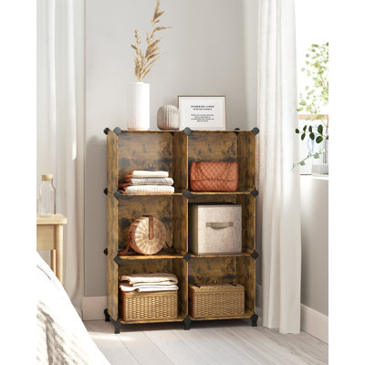 6 Pair Stackable Shoe Storage Cabinet