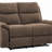 Ronald Reclining Loveseat - Family Relaxation & Leisure, For Living Room/Family Room, Brown Fabric With Hardwood Steel Frame & Foam-Encased Pocketed Coils, Pillow-Top Cushions & Luxurious Brown Fabric