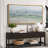 Serene Coastal Waves on Sandy Beach - Pictures Extra Large Framed Canvas Print Wall Art-711845743-711845728