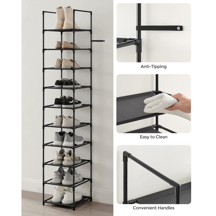 Rebrilliant 10 Tier Shoe Rack & Reviews