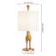 1 lampe de table girafe à 1 lumière