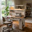 55.1”W Craft Table With Light Lift Table
