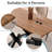 55.1" Rectangle Dining Table for 2 4, Small Mid Century Modern Kitchen Table with Metal Cross Legs for Apartment, Dining Room-56705214