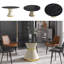 Ensemble de table de salle à manger 7 pièces avec 6 chaises en cuir PU-1326099695-1341599686-1341599684