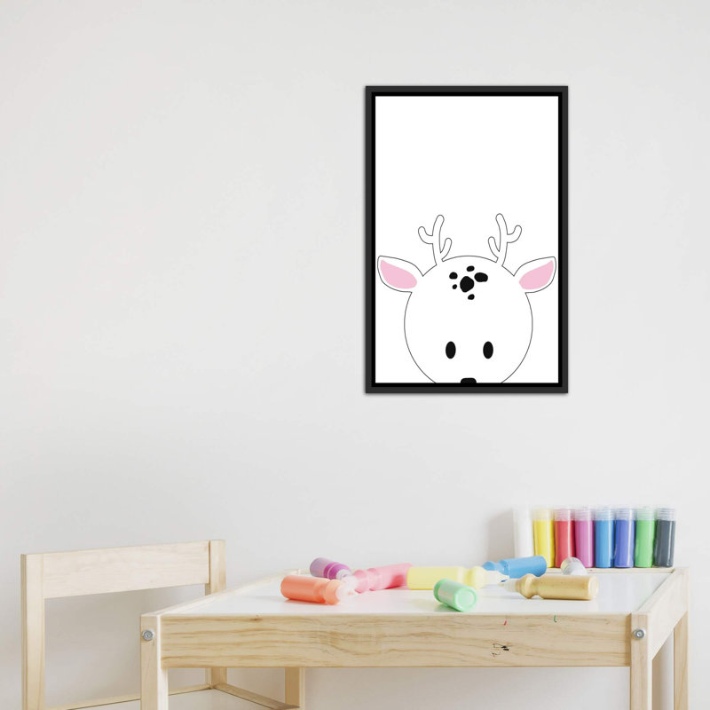 Animals, 26" H x 18" W x 1.5" D, Distressed Black Framed Canvas